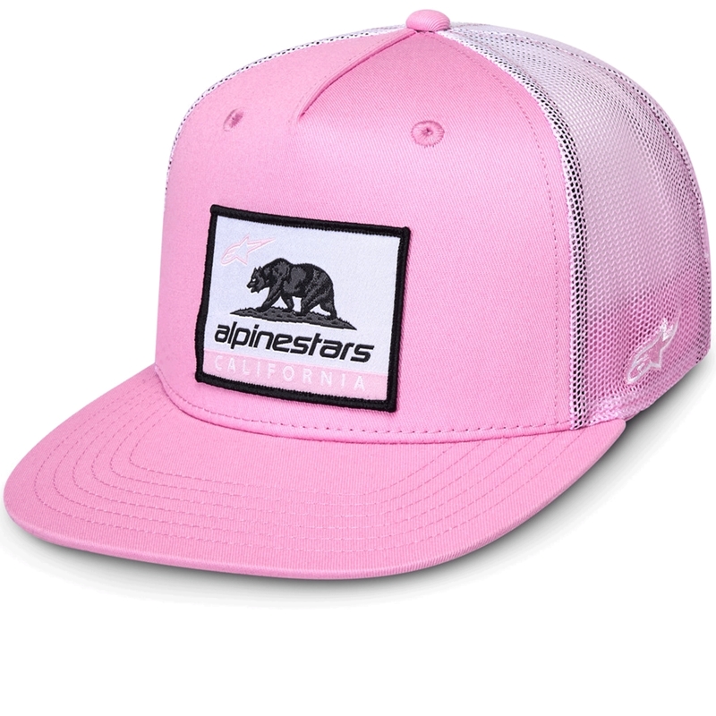 Šiltovka Alpinestars Cali Gradient Trucker ružovo-biela