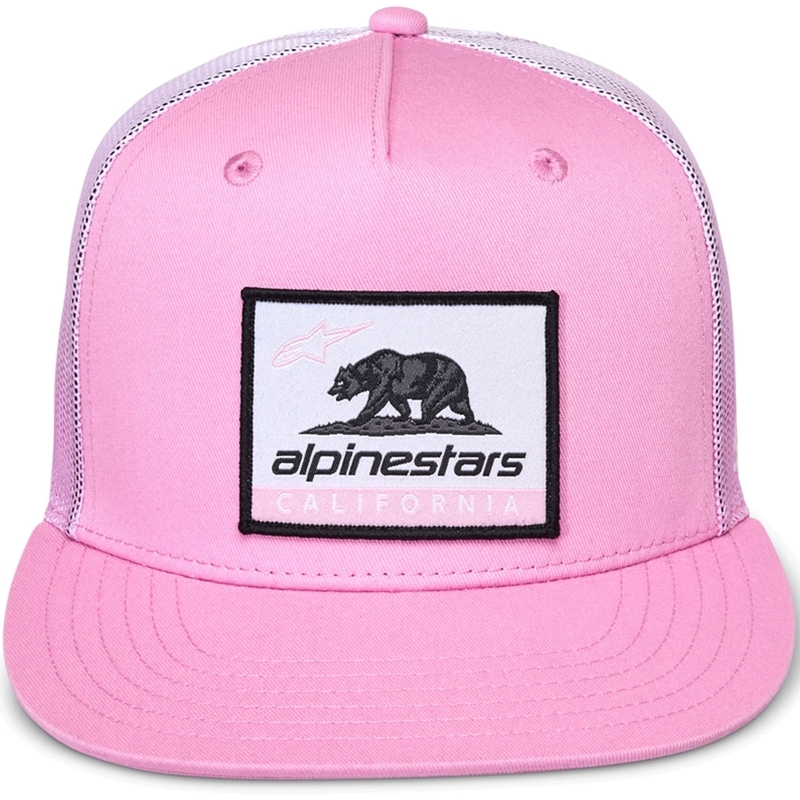 Šiltovka Alpinestars Cali Gradient Trucker ružovo-biela
