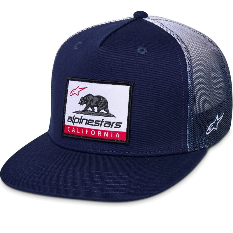 Šiltovka Alpinestars Cali Gradient Trucker modro-biela