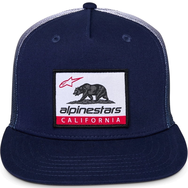Šiltovka Alpinestars Cali Gradient Trucker modro-biela