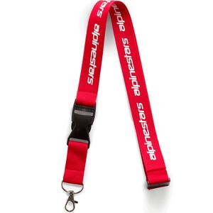 Šnúrka na kľúče Alpinestars Linear červeno-biela