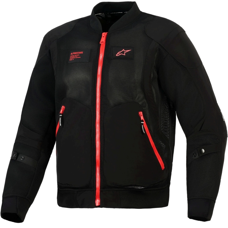 Bunda na motorku Alpinestars Flight Air čierno-červená