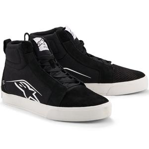 Topánky na motorku Alpinestars Ride-63 Canvas čierno-biele