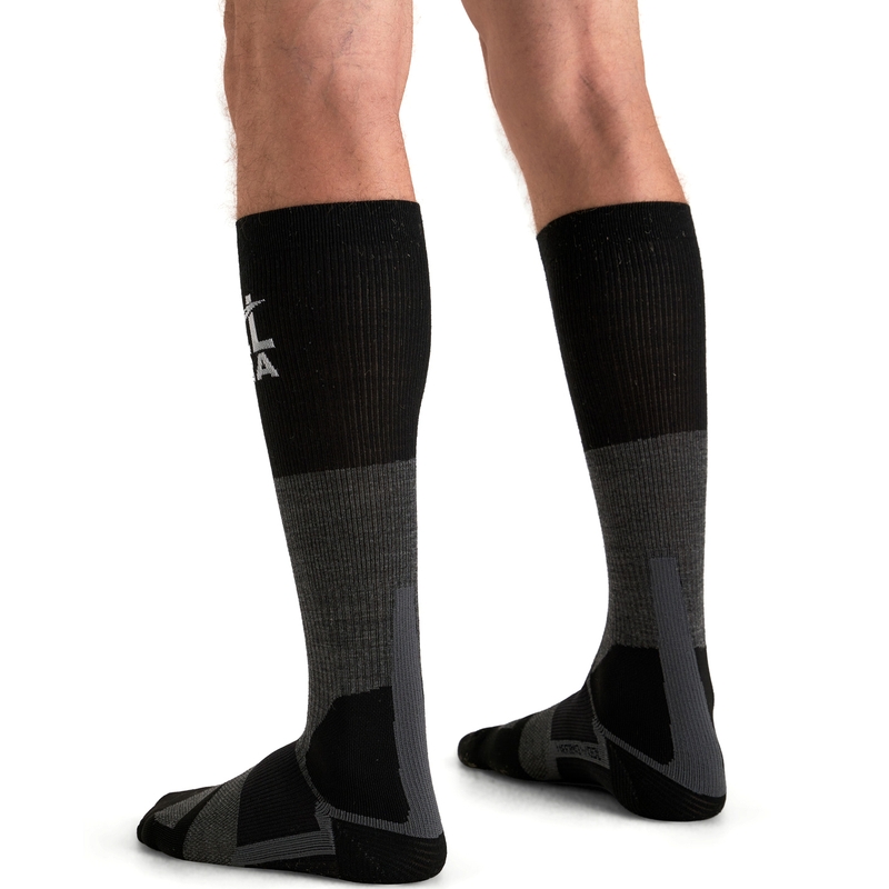 Ponožky Alpinestars AT 8 Merino šedo-čierne