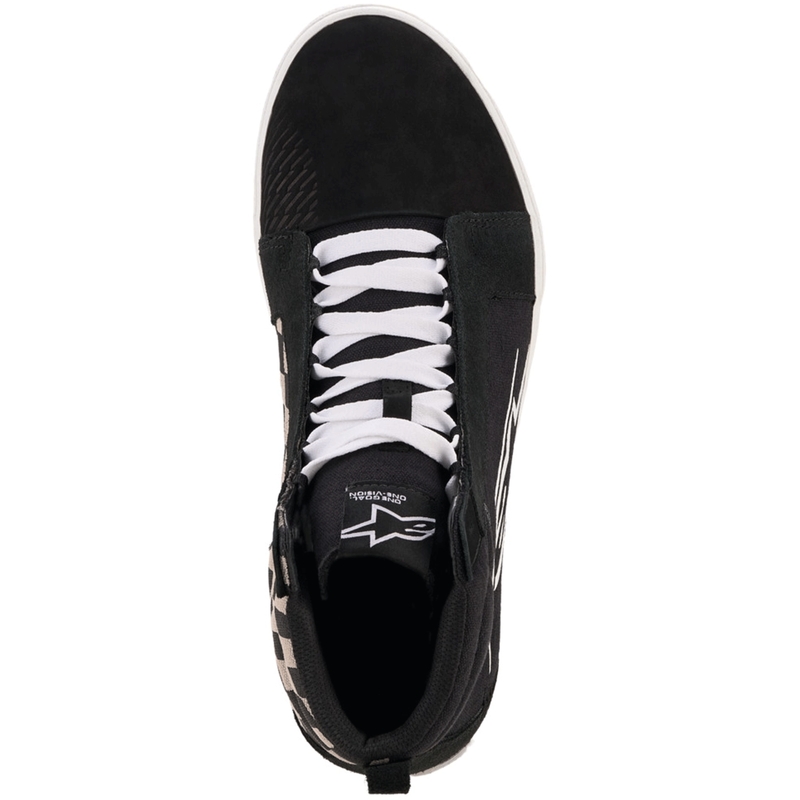 Topánky na motorku Alpinestars Ride-63 Canvas čierno-svetlo šedé