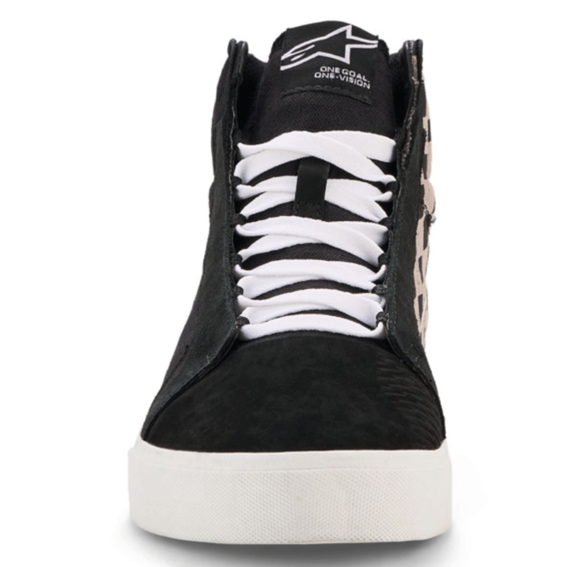 Topánky na motorku Alpinestars Ride-63 Canvas čierno-svetlo šedé
