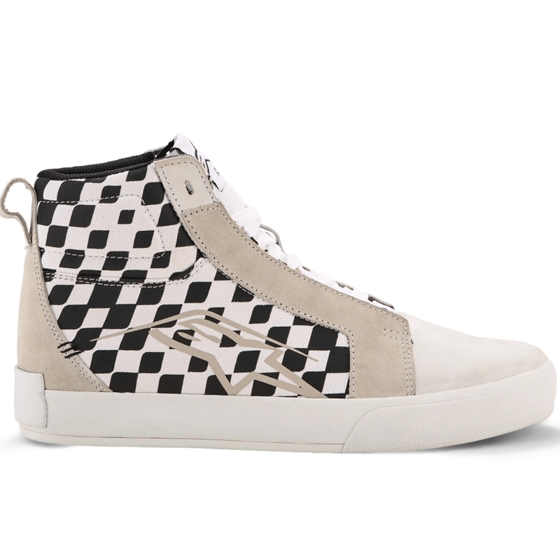 Topánky na motorku Alpinestars Ride-63 Canvas čierno-béžovo-biele