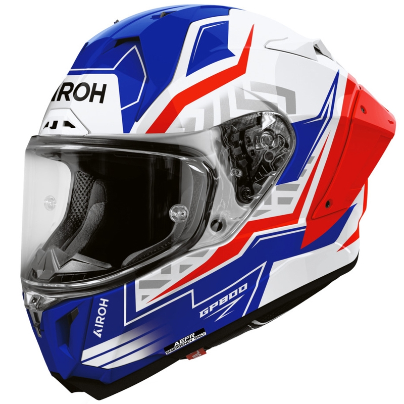 Integrálna helma na motorku Airoh GP 800 Victory modro-červená