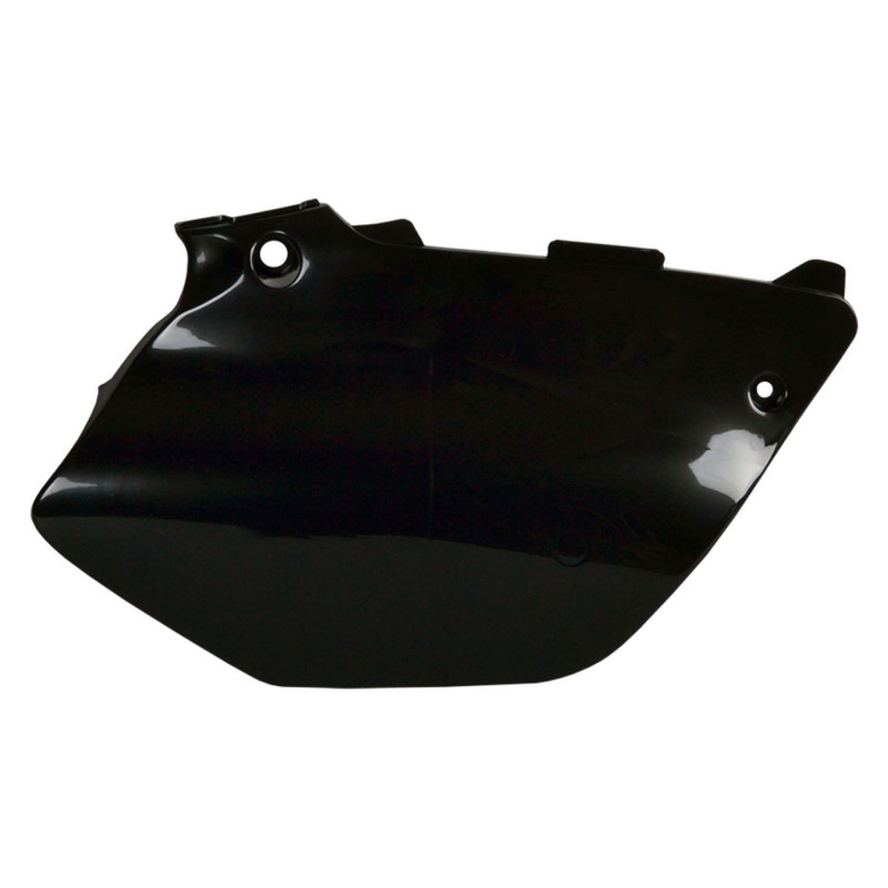 Bočné číslové tabuľky POLISPORT (pár) čierna pre YAMAHA YZ 125 2002-2014, YAMAHA YZ 250 2002-2014