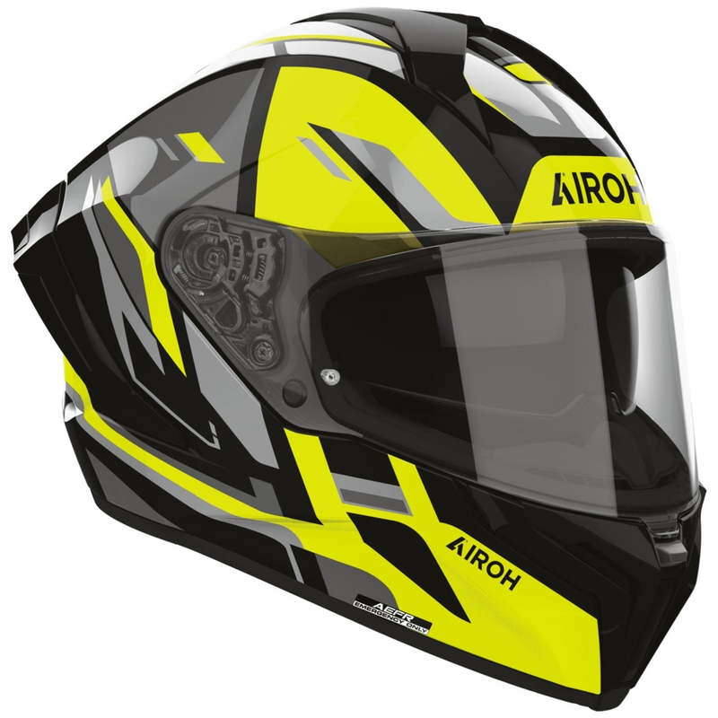 Integrálna helma na motorku Airoh Matryx Sentry žltá