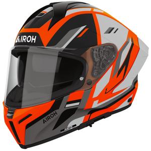 Integrálna helma na motorku Airoh Matryx Sentry oranžová