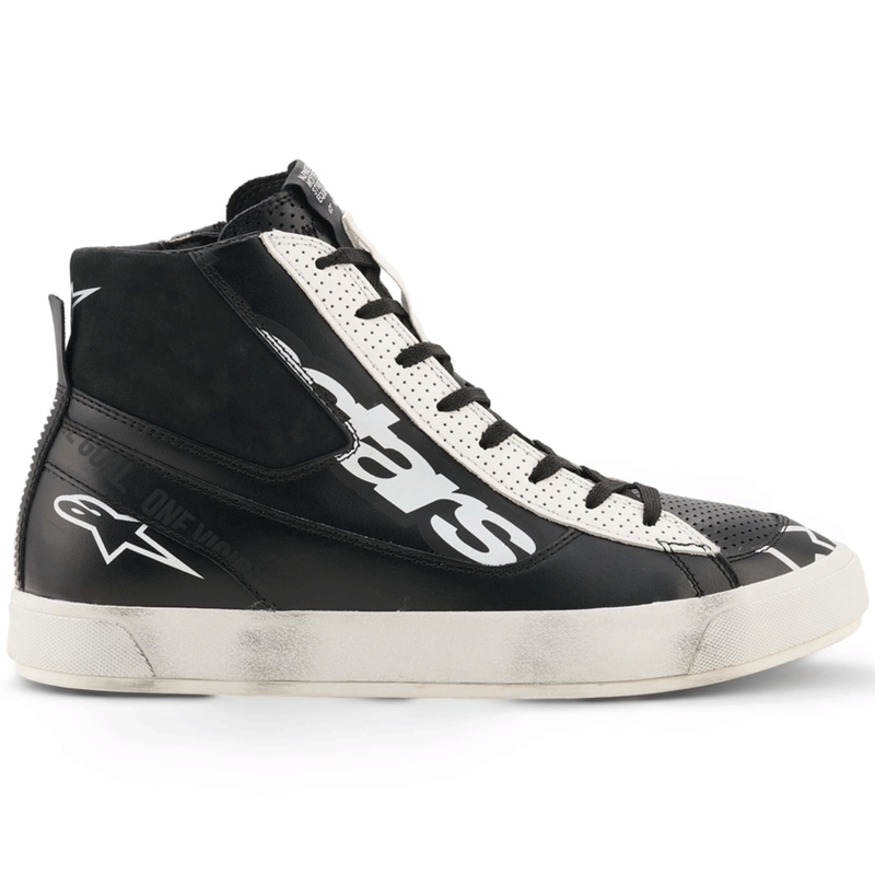 Topánky na motorku Alpinestars Stated Flair čierno-biele