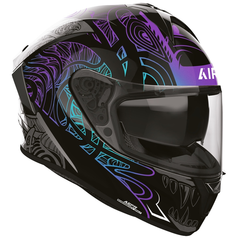 Integrálna helma na motorku Airoh Spark 2 Silk čierno-fialová