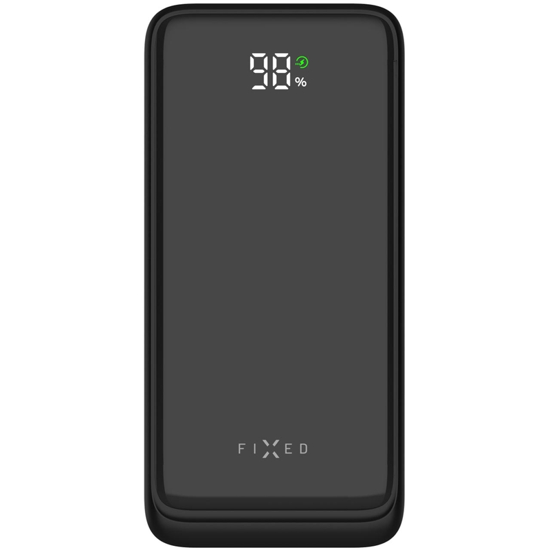 Powerbanka Fixed Zen2 30 30 000 mAh PD 20 W s LCD displejom čierna