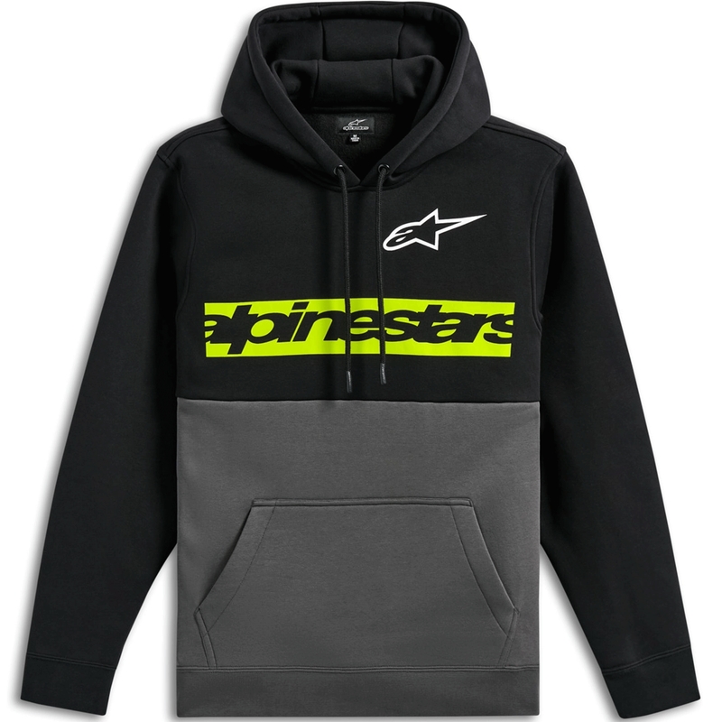 Mikina Alpinestars Parallel Hoodie čierno-šedá
