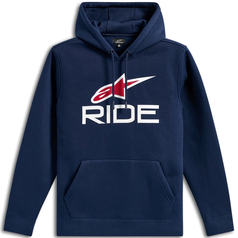 Mikina Alpinestars Ride Hoodie 3 modro-bielo-červená