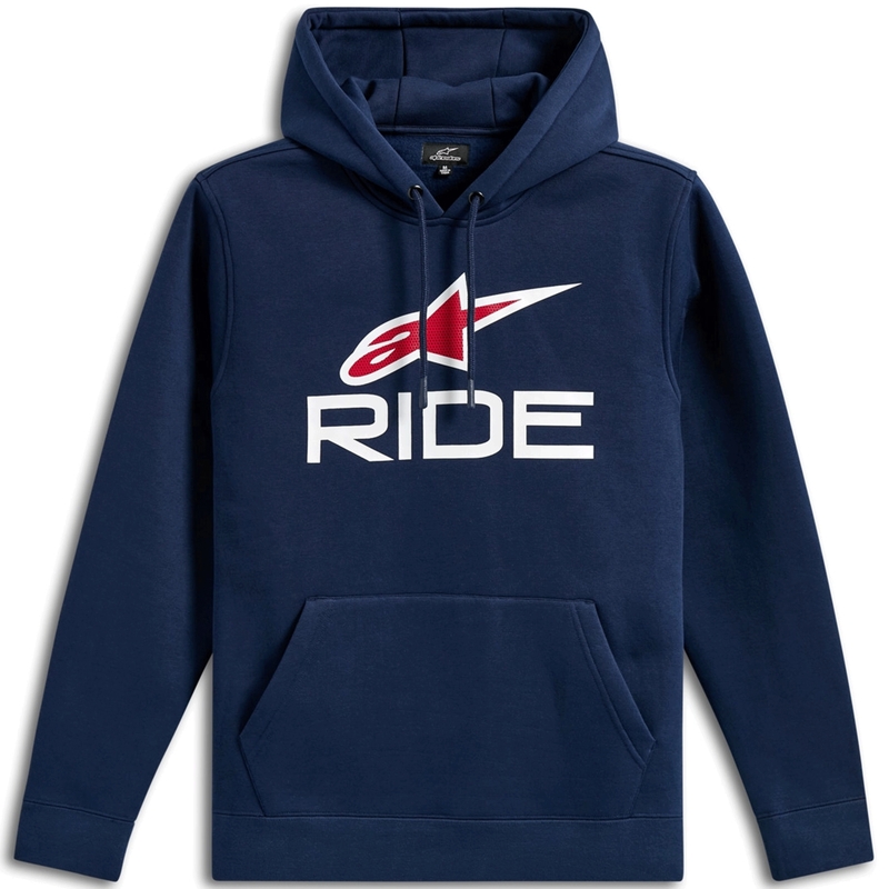 Mikina Alpinestars Ride Hoodie 3 modro-bielo-červená