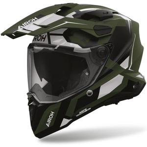 Integrálna helma na motorku Airoh Commander 2 Polar matná zelená