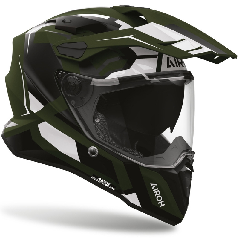 Integrálna helma na motorku Airoh Commander 2 Polar matná zelená