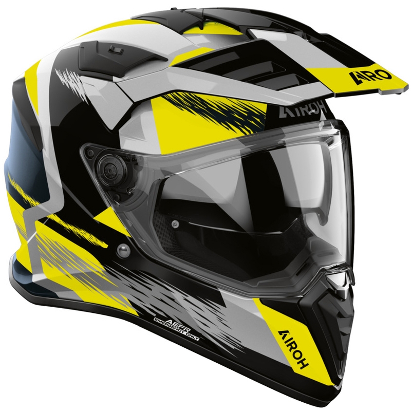 Enduro helma na motorku Airoh BADX-X Airspeed žltá