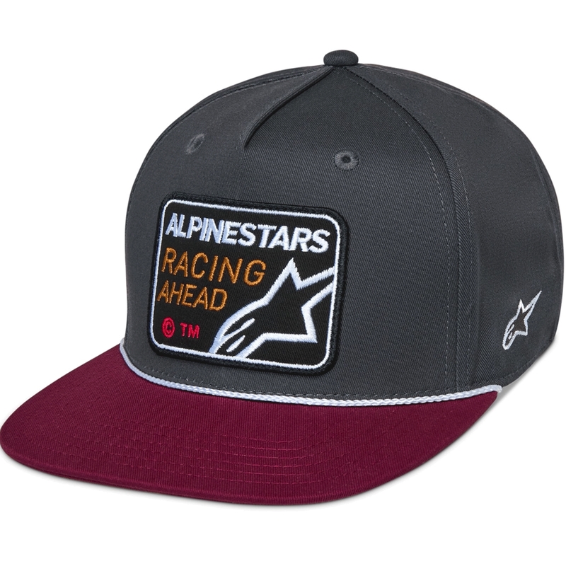 Šiltovka Alpinestars Intuitive šedo-červená