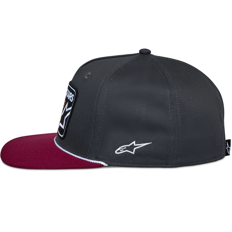 Šiltovka Alpinestars Intuitive šedo-červená