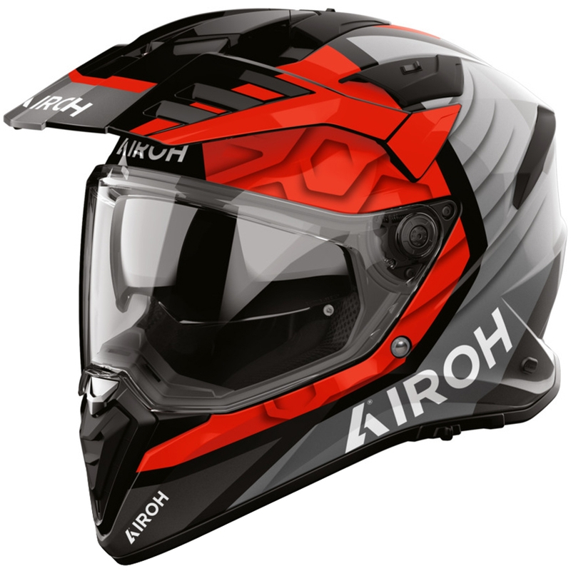 Enduro helma na motorku Airoh BADX-X Cube červená