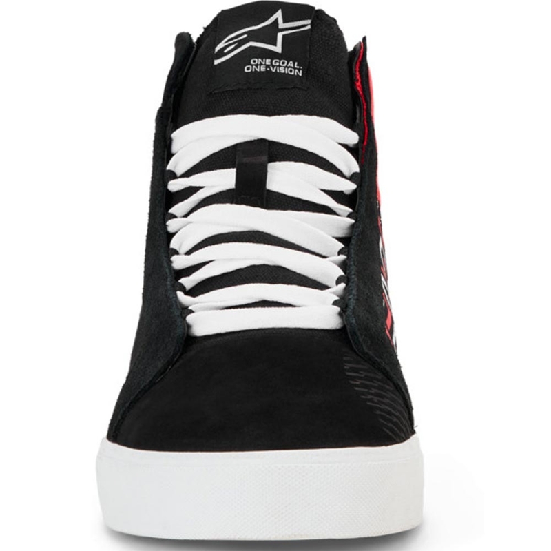 Topánky na motorku Alpinestars Ride-63 Canvas FQ20 čierno-bielo-červené
