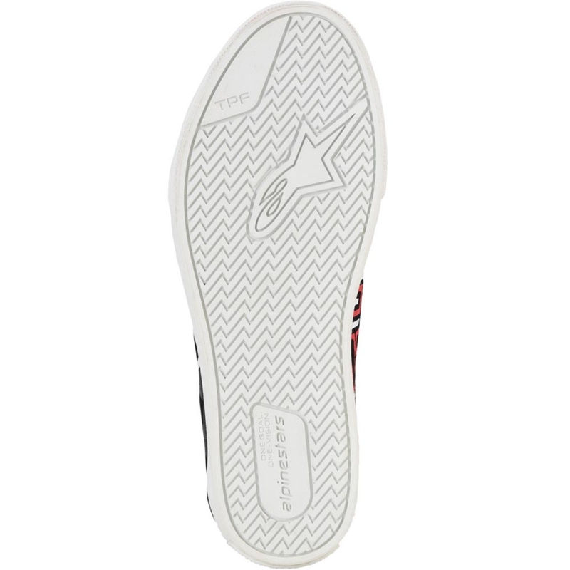 Topánky na motorku Alpinestars Ride-63 Canvas FQ20 čierno-bielo-červené