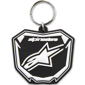 Kľúčenka Alpinestars Plate čierno-biela