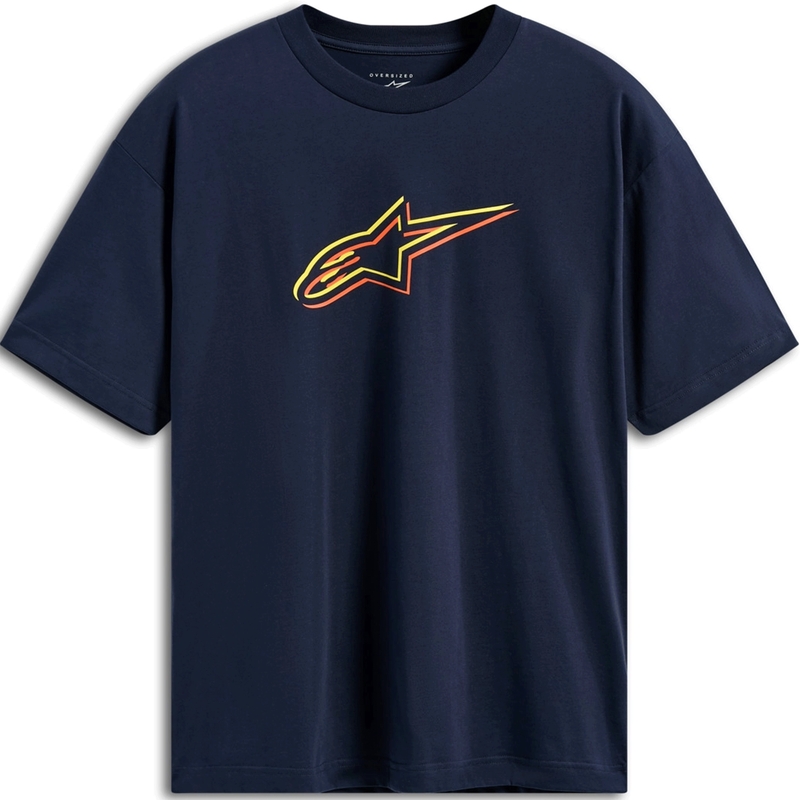 Tričko Alpinestars Alter Oversized CSF modré
