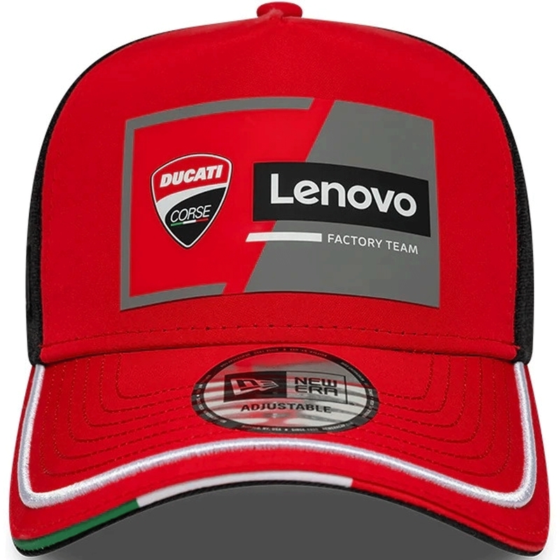 Šiltovka Ducati New Era Lenovo čierno-červená