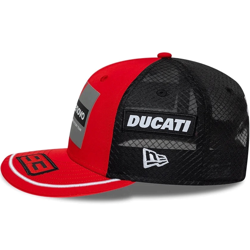 Šiltovka Ducati New Era Lenovo Marquez 93 čierno-červená
