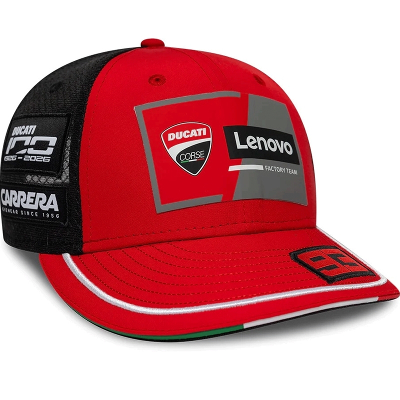 Šiltovka Ducati New Era Lenovo Marquez 93 čierno-červená
