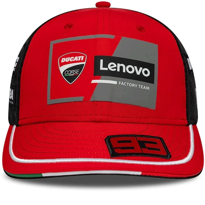 Šiltovka Ducati New Era Lenovo Marquez 93 čierno-červená