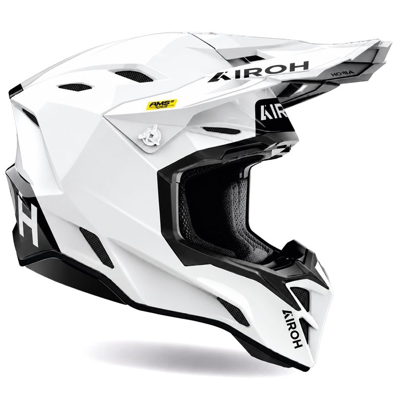 Motokrosová prilba na motorku Airoh Aviator Factory Color biela
