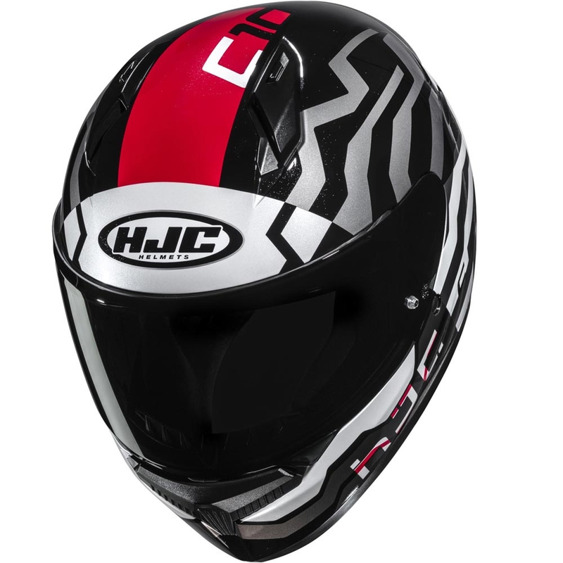 Integrálna helma na motorku HJC C10 Blade MC1 čierno-bielo-červená