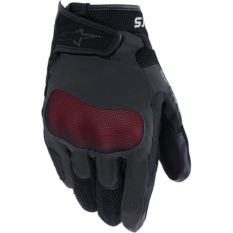 Rukavice na motorku Alpinestars Mogress Airflow antracitovo-čierne