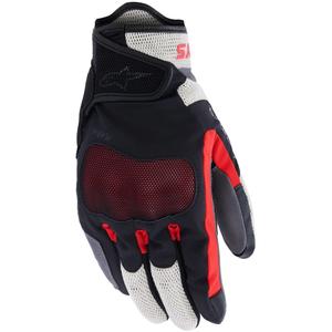 Rukavice na motorku Alpinestars Mogress Airflow čierno-krémovo-červené