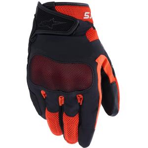 Rukavice na motorku Alpinestars Mogress Airflow čierno-červeno-oranžové