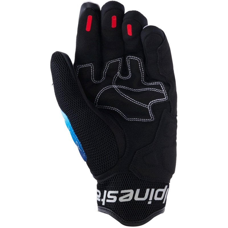 Rukavice na motorku Alpinestars Mogress Airflow modro-čierno-biele