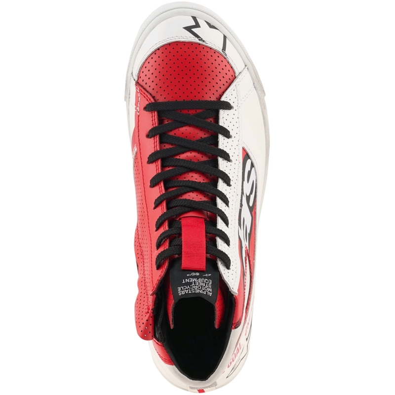 Topánky na motorku Alpinestars Stated Flair bielo-červené