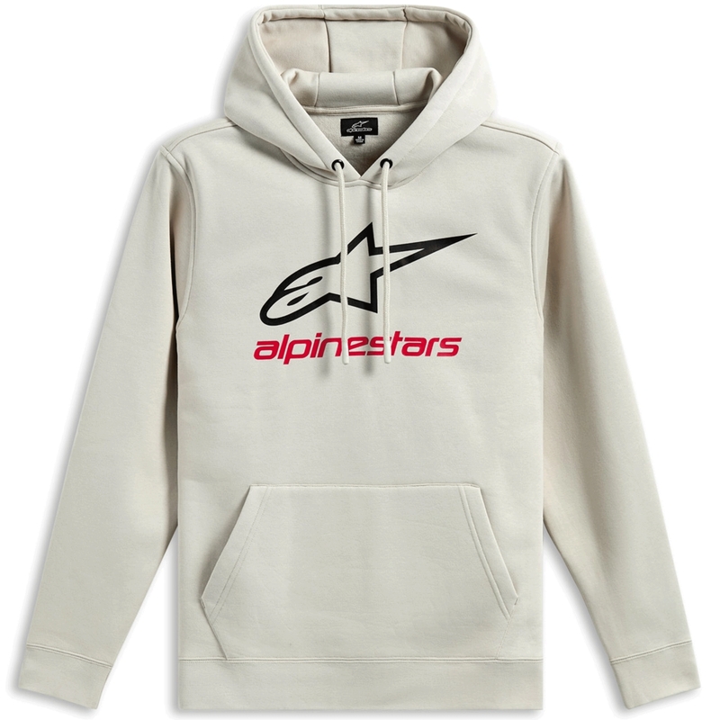 Mikina Alpinestars Always Hoodie 3 krémovo bielo-čierno-červená