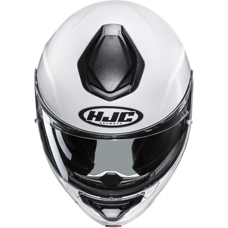 Výklopná helma na motorku HJC C92 Solid perleťovo biela