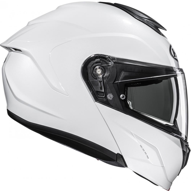 Výklopná helma na motorku HJC C92 Solid perleťovo biela