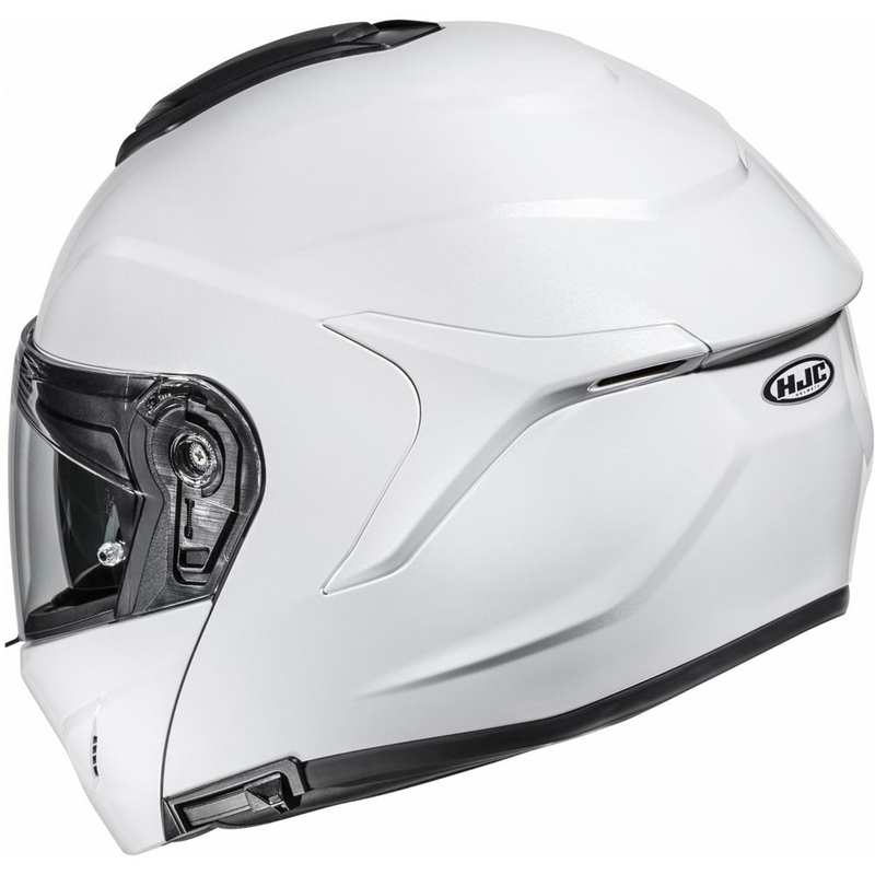Výklopná helma na motorku HJC C92 Solid perleťovo biela