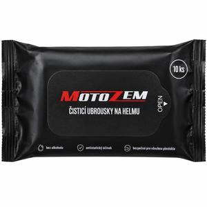Čistiace obrúsky na helmu MotoZem 10 ks
