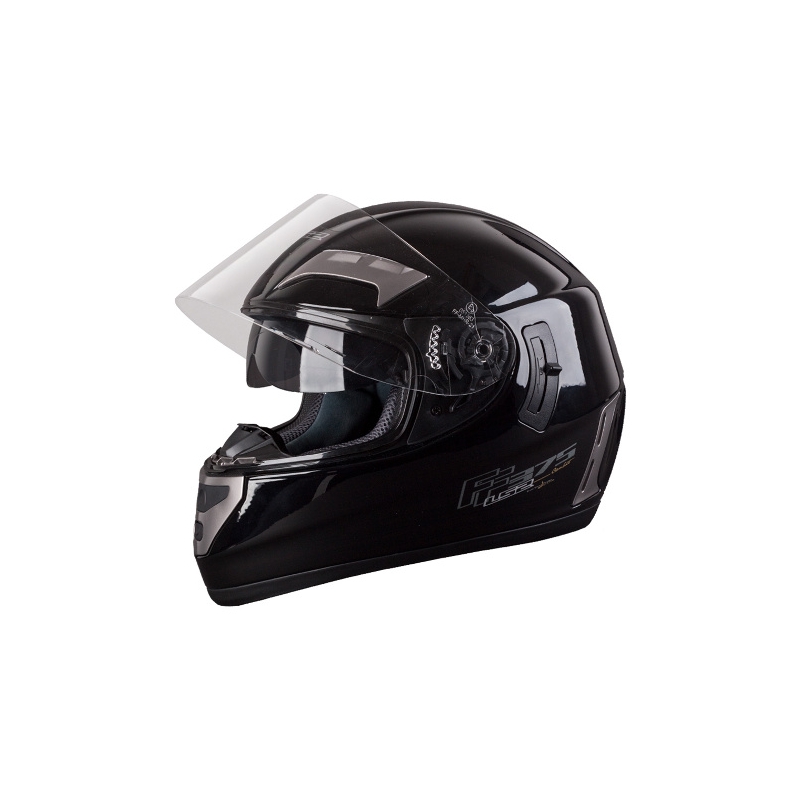 Moto prilba LS2 Combat mono čierna - vel. XXL