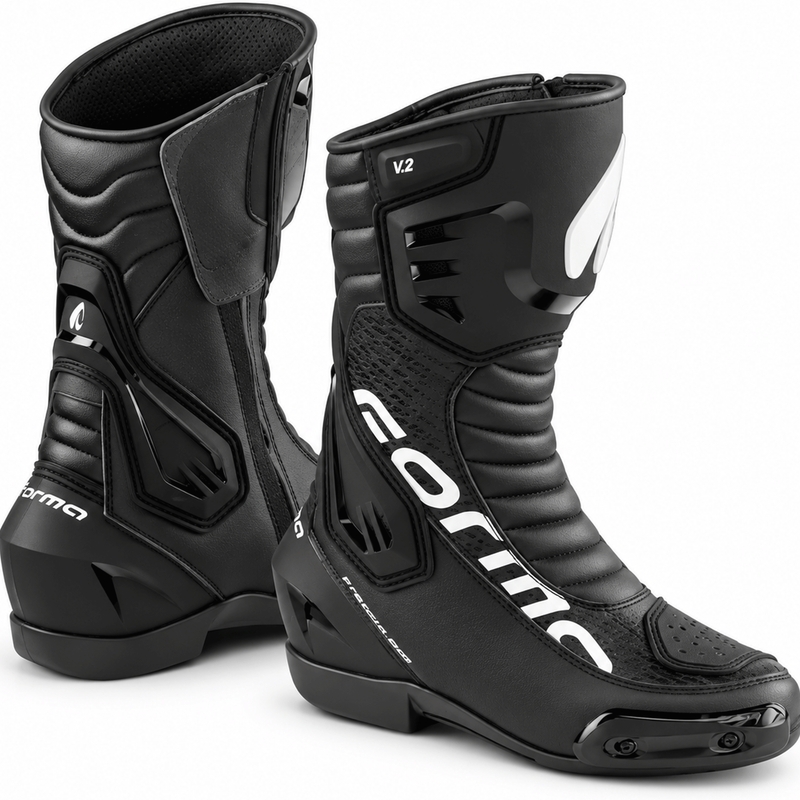 Topánky na motorku Forma Freccia EVO V.2 čierno-biele