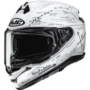Integrálna helma na motorku HJC F72 Odyssea MC10 bielo-čierna
